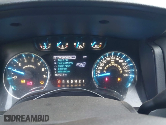 2013 Ford F-150 XL with VIN 1FTFW1ET1DFA13392, listed as a IAAI auction lot 41834459 with 153,797 mi miles and . Bid and sale history available at carsss.com. Image 7.