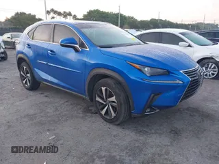 2019 Lexus NX with VIN JTJBARBZ3K2187616, listed as a IAAI auction lot 41753206 with 71,682 mi miles. Bid and sale history available at carsss.com. Image 1.