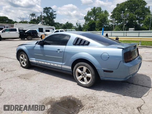 2007 Ford Mustang Deluxe with VIN 1ZVFT80NX75315328, listed as a Copart auction lot 58663295 with 177,316 mi miles and Salvage title. Bid and sale history available at DreamBid. Image 2.
