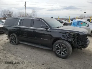 2017 Chevrolet Suburban LT with VIN 1GNSKHKC3HR136002, listed as a Copart auction lot 47672755 with 160,322 mi miles and Salvage Title. Bid and sale history available at carsss.com. Image 4.