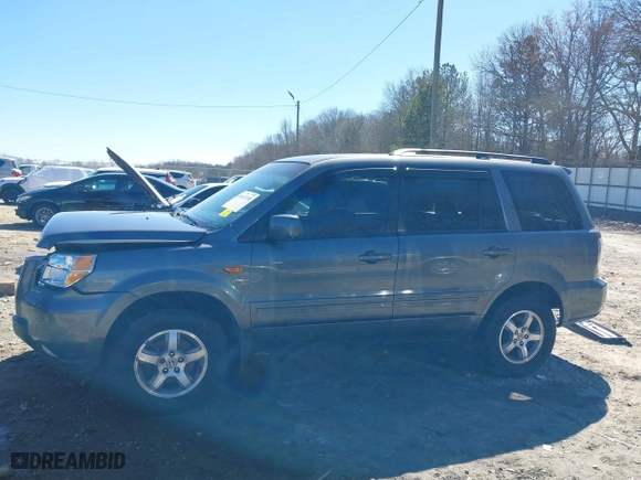 2008 Honda Pilot EX with VIN 5FNYF18408B036363, listed as a IAAI auction lot 41612330 with 217,835 mi miles. Bid and sale history available at carsss.com. Image 15.
