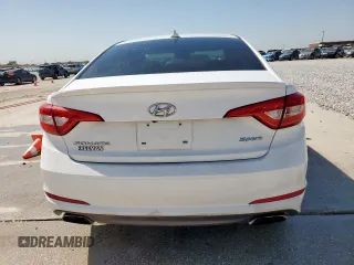 2016 Hyundai Sonata Sport with VIN 5NPE34AF2GH304273, listed as a Copart auction lot 52650515 with Not Provided miles and Salvage Title. Bid and sale history available at DreamBid. Image 6.