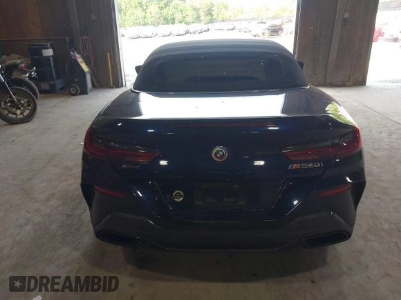 2023 BMW 8 Series with VIN WBAFY4C07PCM50546, listed as a IAAI auction lot 42403241 with 15,697 mi miles and . Bid and sale history available at DreamBid. Image 16.