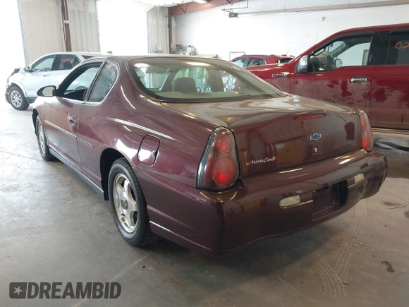 2004 Chevrolet Monte Carlo LS with VIN 2G1WW12E349435431, listed as a IAAI auction lot 42087853 with 171,581 mi miles. Bid and sale history available at carsss.com. Image 3.