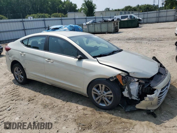 2017 Hyundai Elantra Value Edition z VIN KMHD84LF5HU245393, wystawiony jako Copart lot #58825215 z przebiegiem 80 786 mil mil oraz Czysty tytuł • Clean title. Historia ofert i sprzedaży dostępna na DreamBid. Obrazek 4.