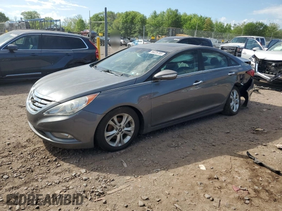 2011 Hyundai Sonata Limited with VIN 5NPEC4AC1BH126922, listed as a Copart auction lot 56028785 with 129,605 mi miles and Salvage Title. Bid and sale history available at DreamBid. Image 1.