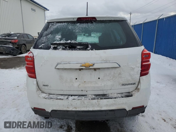 2016 Chevrolet Equinox LS with VIN 2GNFLEEK7G6333006, listed as a Copart auction lot 44134935 with 147,819 mi miles and Salvage Title. Bid and sale history available at DreamBid. Image 6.