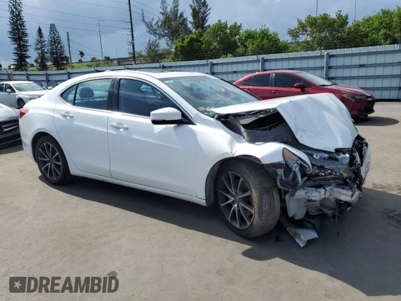 2016 Acura TLX V6 with VIN 19UUB2F37GA000219, listed as a Copart auction lot 59257515 with 119,093 mi miles and Salvage title. Bid and sale history available at DreamBid. Image 4.
