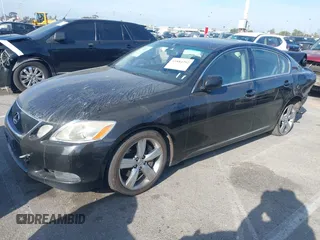 2007 Lexus GS 350 with VIN JTHBE96S370017813, listed as a IAAI auction lot 41884792 with 184,735 mi miles. Bid and sale history available at carsss.com. Image 2.