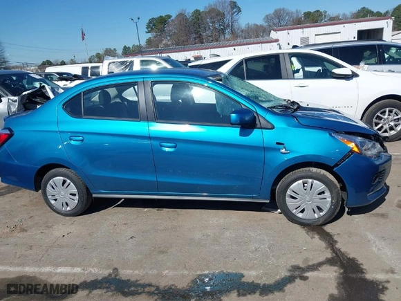 2024 Mitsubishi Mirage G4 ES with VIN ML32FUFJ5RHF18057, listed as a IAAI auction lot 41777971 with 2,457 mi miles. Bid and sale history available at carsss.com. Image 13.