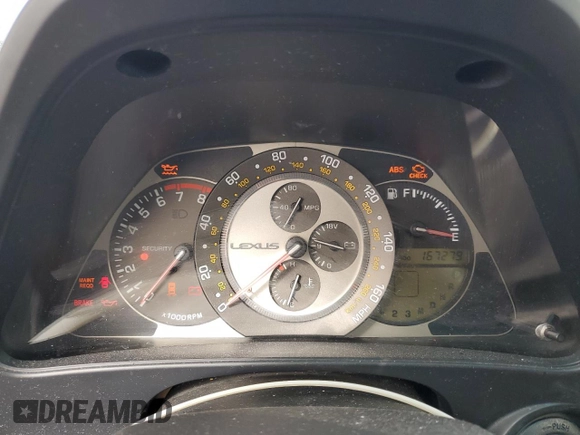 2005 Lexus IS 300 Sport with VIN JTHBD192550094812, listed as a Copart auction lot 46499465 with 167,279 mi miles and Clean Title. Bid and sale history available at carsss.com. Image 9.