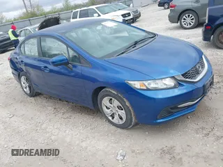 2014 Honda Civic Sedan LX with VIN 19XFB2F5XEE015462, listed as a IAAI auction lot 42037177 with 111,982 mi miles. Bid and sale history available at carsss.com. Image 1.
