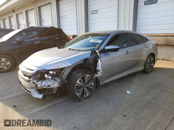 2016 Honda Civic EX-L with VIN 19XFC1F75GE025800, listed as a Copart auction lot 84600314 with 80,514 mi miles and Salvage title. Bid and sale history available at DreamBid. Image 1.