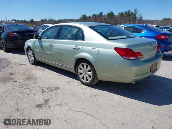 2007 Toyota Avalon XL with VIN 4T1BK36B27U177466, listed as a IAAI auction lot 42006940 with 202,095 mi miles. Bid and sale history available at carsss.com. Image 3.