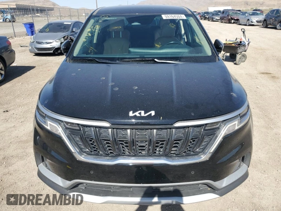 2022 Kia Carnival EX with VIN KNDNC5H36N6149302, listed as a Copart auction lot 59164504 with 32,108 mi miles and Salvage Title. Bid and sale history available at carsss.com. Image 5.