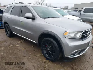 2017 Dodge Durango SXT with VIN 1C4RDJAG7HC712996, listed as a IAAI auction lot 41483529 with 122,463 mi miles and . Bid and sale history available at DreamBid. Image 1.