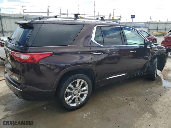 2021 Chevrolet Traverse High Country with VIN 1GNEVNKW7MJ252339, listed as a Copart auction lot 47256785 with 70,788 mi miles and Salvage Title. Bid and sale history available at carsss.com. Image 3.