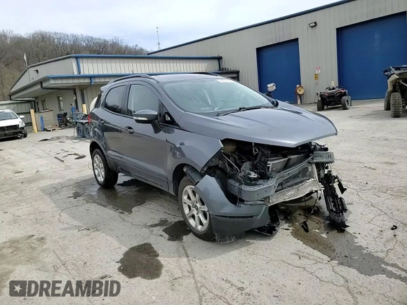 2019 Ford EcoSport SE with VIN MAJ6S3GL9KC304070, listed as a Copart auction lot 52250395 with 61,720 mi miles and Salvage Title. Bid and sale history available at carsss.com. Image 14.