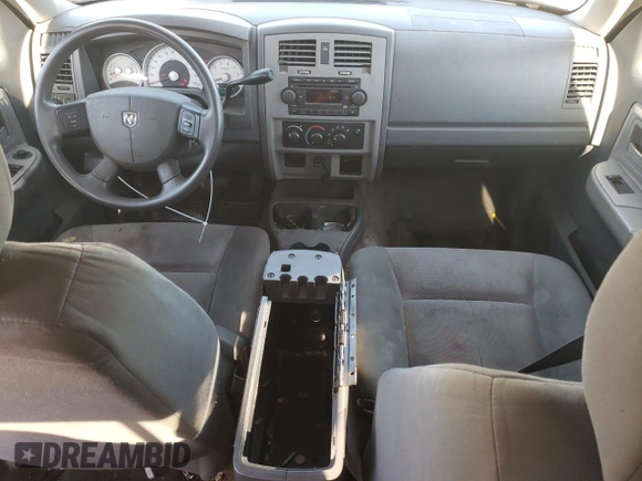 2005 Dodge Dakota SLT with VIN 1D7HE48K75S136211, listed as a Copart auction lot 78464004 with 229,707 mi miles and Salvage Title. Bid and sale history available at DreamBid. Image 8.