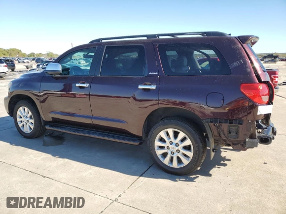 2016 Toyota Sequoia Platinum with VIN 5TDDW5G17GS138458, listed as a Copart auction lot 78431964 with 168,137 mi miles and Salvage Title. Bid and sale history available at carsss.com. Image 2.