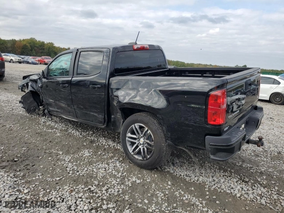 2022 Chevrolet Colorado 2WD Work Truck with VIN 1GCGSBEN9N1218724, listed as a Copart auction lot 78638014 with 0 mi miles and Salvage Title. Bid and sale history available at carsss.com. Image 2.