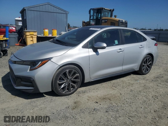 2022 Toyota Corolla SE with VIN 5YFS4MCEXNP103547, listed as a Copart auction lot 56350485 with 2,755 mi miles and Salvage Title. Bid and sale history available at DreamBid. Image 1.