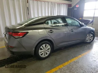 2020 Nissan Sentra S with VIN 3N1AB8BV8LY291172, listed as a Copart auction lot 51125305 with 99,999 mi miles and Clean Title. Bid and sale history available at carsss.com. Image 3.