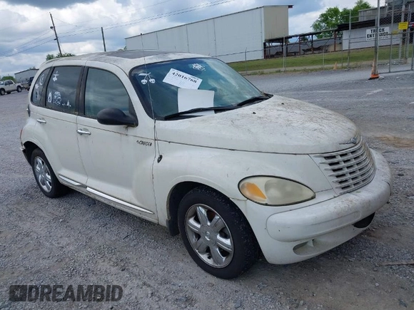 2003 Chrysler PT Cruiser Limited with VIN 3C8FY68B23T565495, listed as a IAAI auction lot 42016768 with 124,343 mi miles. Bid and sale history available at carsss.com. Image 1.