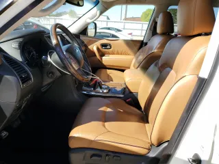 2016 Infiniti QX80 with VIN JN8AZ2ND6G9800359, listed as a Copart auction lot 76116384 with 155,209 mi miles and Salvage Title. Bid and sale history available at carsss.com. Image 7.