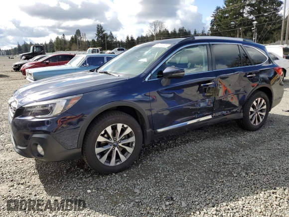 2018 Subaru Outback Touring with VIN 4S4BSATC5J3209910, listed as a Copart auction lot 49455595 with 90,539 mi miles and Salvage title. Bid and sale history available at DreamBid. Image 1.