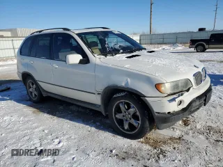 2002 BMW X5 4.4i with VIN 5UXFB335X2LH35651, listed as a Copart auction lot 44817345 with 133,972 mi miles and Salvage Title. Bid and sale history available at carsss.com. Image 4.