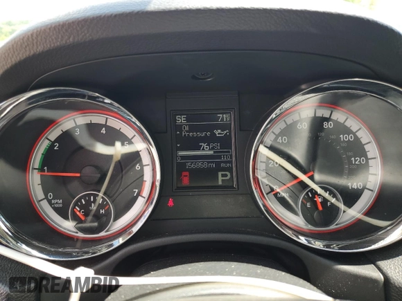 2013 Dodge Durango Crew with VIN 1C4RDJDGXDC695231, listed as a Copart auction lot 56934625 with 156,858 mi miles and Salvage title. Bid and sale history available at DreamBid. Image 9.