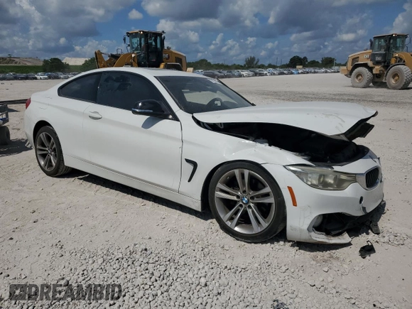 2014 BMW 4 Series 428i with VIN WBA3N3C59EK231561, listed as a Copart auction lot 58250965 with Not provided miles and Non repairable. Bid and sale history available at DreamBid. Image 4.
