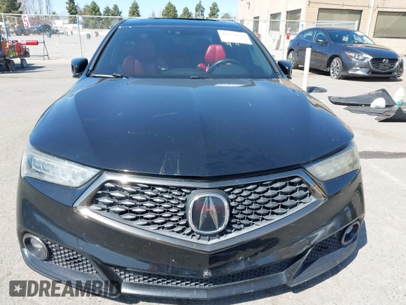 2018 Acura TLX w/A-SPEC Pkg with VIN 19UUB2F69JA007609, listed as a IAAI auction lot 41754437 with 195,047 mi miles. Bid and sale history available at carsss.com. Image 12.