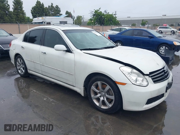 2006 Infiniti G35 with VIN JNKCV51E16M515515, listed as a IAAI auction lot 42246070 with 193,575 mi miles and . Bid and sale history available at DreamBid. Image 1.
