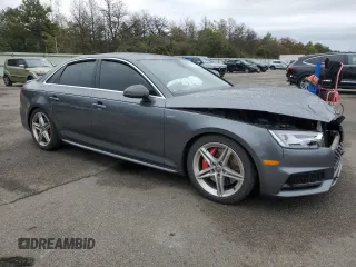 2018 Audi S4 Premium Plus with VIN WAUB4AF4XJA202043, listed as a Copart auction lot 72751834 with 70,760 mi miles and Salvage Title. Bid and sale history available at carsss.com. Image 4.