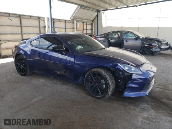 2023 Toyota GR86 Premium with VIN JF1ZNBE18P9750571, listed as a Copart auction lot 64819524 with 17,712 mi miles and Salvage Title. Bid and sale history available at carsss.com. Image 4.