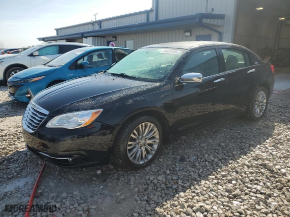 2013 Chrysler 200 Limited with VIN 1C3CCBCG0DN555231, listed as a Copart auction lot 48430105 with 0 mi miles and Clean Title. Bid and sale history available at carsss.com. Image 1.