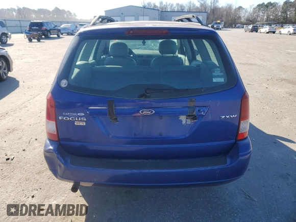 2005 Ford Focus SE with VIN 1FAHP36N05W134830, listed as a Copart auction lot 41696485 with 250,582 mi miles and Salvage Title. Bid and sale history available at carsss.com. Image 6.