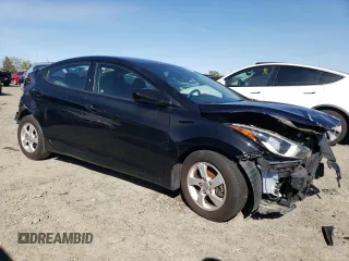 2015 Hyundai Elantra SE with VIN 5NPDH4AEXFH556713, listed as a Copart auction lot 49822005 with 130,100 mi miles and Salvage Title. Bid and sale history available at DreamBid. Image 4.