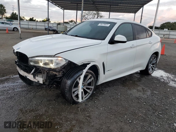 2016 BMW X6 sDrive35i with VIN 5UXKU0C58G0F93560, listed as a Copart auction lot 78470023 with 81,222 mi miles. Bid and sale history available at carsss.com. Image 1.