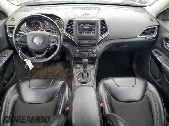 2021 Jeep Cherokee Latitude Plus with VIN 1C4PJMLB7MD121803, listed as a Copart auction lot 59439695 with 47,430 mi miles and Salvage title. Bid and sale history available at DreamBid. Image 8.