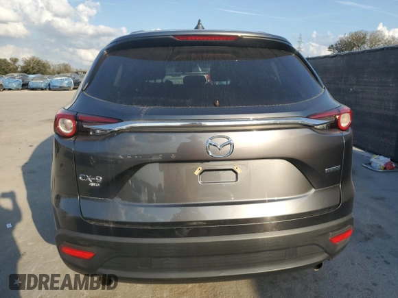 2022 Mazda CX-9 Sport with VIN JM3TCBBY4N0601462, listed as a Copart auction lot 89250895 with 44,666 mi miles and Salvage Title. Bid and sale history available at carsss.com. Image 6.