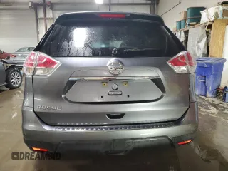 2016 Nissan Rogue S with VIN KNMAT2MT1GP593770, listed as a Copart auction lot 51337295 with 48,437 mi miles and Salvage Title. Bid and sale history available at DreamBid. Image 6.