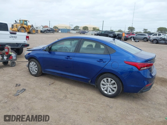 2022 Hyundai Accent SE z VIN 3KPC24A60NE168169, wystawiony jako IAAI lot #42062412 z przebiegiem 99 684 mil mil oraz . Historia ofert i sprzedaży dostępna na DreamBid. Obrazek 3.