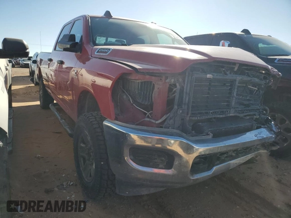 2021 Ram 2500 Tradesman with VIN 3C6UR5HL7MG580228, listed as a Copart auction lot 80829084 with 112,456 mi miles and Salvage Title. Bid and sale history available at carsss.com. Image 4.