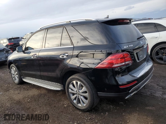 2016 Mercedes-Benz GLE 350 with VIN 4JGDA5HB0GA736602, listed as a Copart auction lot 42185875 with 124,002 mi miles and Salvage title. Bid and sale history available at DreamBid. Image 2.