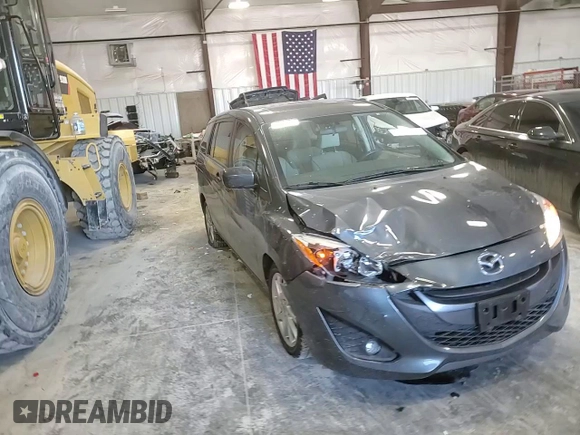 2012 Mazda 5 Grand Touring with VIN JM1CW2DL5C0140139, listed as a Copart auction lot 41837635 with 56,197 mi miles and Salvage title. Bid and sale history available at DreamBid. Image 13.