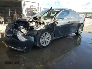 2015 Buick Regal z VIN 2G4GK5EX0F9145397, wystawiony jako Copart lot #45595155 z przebiegiem Nie podano mil oraz Szkoda całkowita • Salvage title. Historia ofert i sprzedaży dostępna na DreamBid. Obrazek 1.