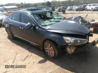 2014 Kia Cadenza Premium with VIN KNALN4D75E5151730, listed as a IAAI auction lot 41899693 with 1 mi miles. Bid and sale history available at carsss.com. Image 1.